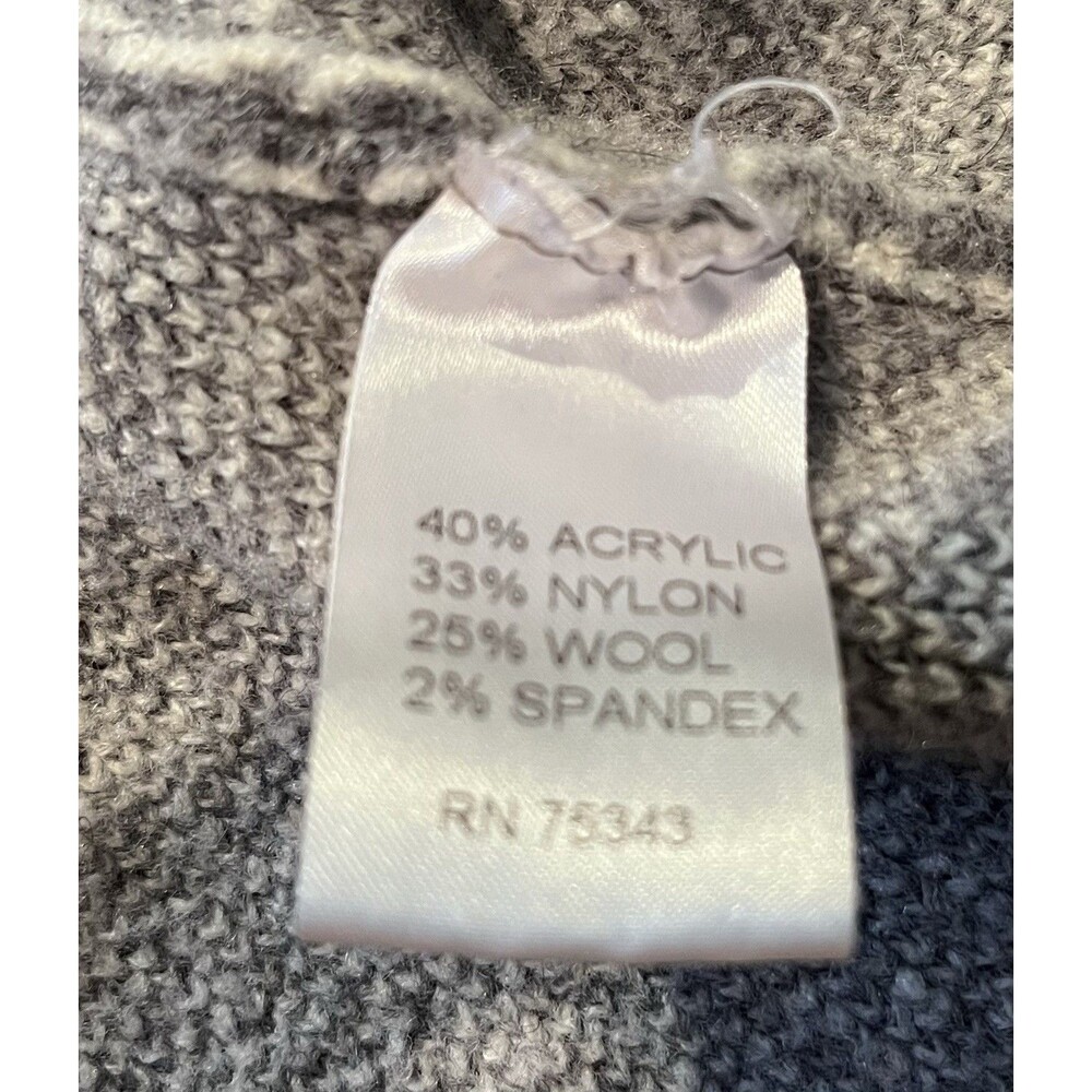 Cocogio Italian Wool Blazer Sweater Womens S Gray Classic Business Office Siren - Picture 4 of 6